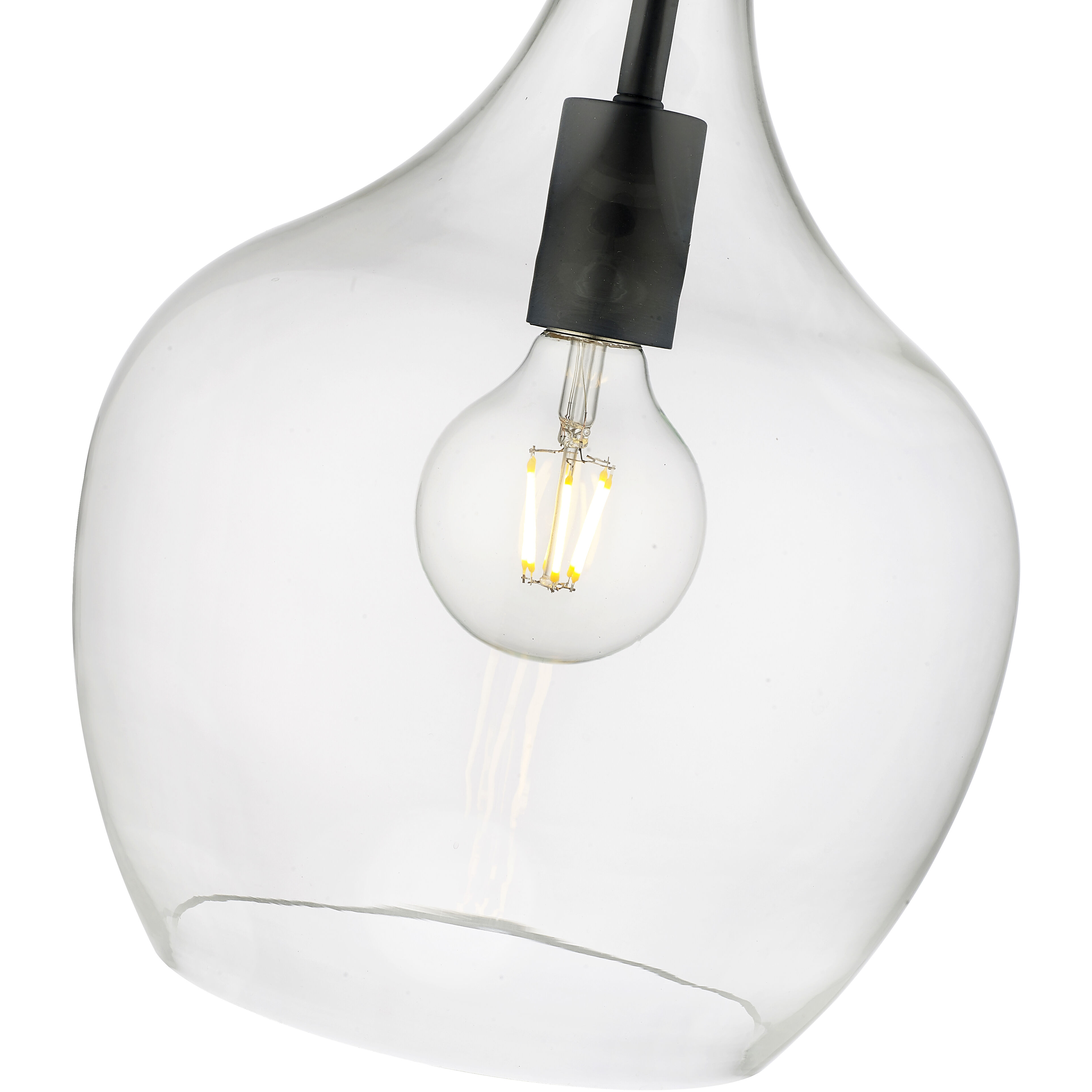 Lamara 1 Light 10 inch Matte Black Pendant Ceiling Light